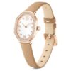 Dextera Octagon Watch Swiss Made, Leather Strap, Brown, Rose Gold-Tone Finish Dextera Octagon Watch Swiss Made, Leather Strap, Brown, Rose Gold-Tone Finish