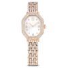 Dextera Octagon Watch Swiss Made, Metal Bracelet, Gold Tone, Rose Gold-Tone Finish