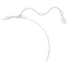 Dextera Pendant Round Cut, White, Rhodium Plated Dextera Pendant Round Cut, White, Rhodium Plated