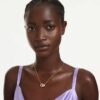 Dextera Pendant Round Cut, White, Rose Gold-Tone Plated Dextera Pendant Round Cut, White, Rose Gold-Tone Plated