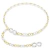Dextera Waist Belt White, Mixed Metal Finish