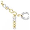 Dextera Waist Belt White, Mixed Metal Finish