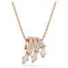 Dragon & Phoenix Pendant Dragon’s Claw, White, Rose Gold-Tone Plated Dragon & Phoenix Pendant Dragon’s Claw, White, Rose Gold-Tone Plated