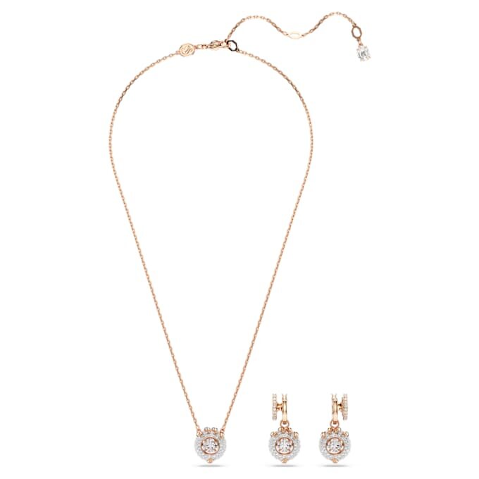 Dragon & Phoenix Set Dragon’s Claw, White, Rose Gold-Tone Plated Dragon & Phoenix Set Dragon’s Claw, White, Rose Gold-Tone Plated