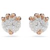 Dragon & Phoenix Stud Earrings Dragon’s Claw, White, Rose Gold-Tone Plated