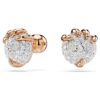 Dragon & Phoenix Stud Earrings Dragon’s Claw, White, Rose Gold-Tone Plated