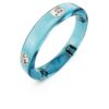 Dulcis Bangle Octagon Cut, Blue, Gold-Tone Plated Dulcis Bangle Octagon Cut, Blue, Gold-Tone Plated