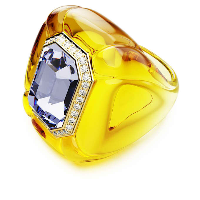 Dulcis Cocktail Ring Cushion Cut, Pavé, Yellow Dulcis Cocktail Ring Cushion Cut, Pavé, Yellow