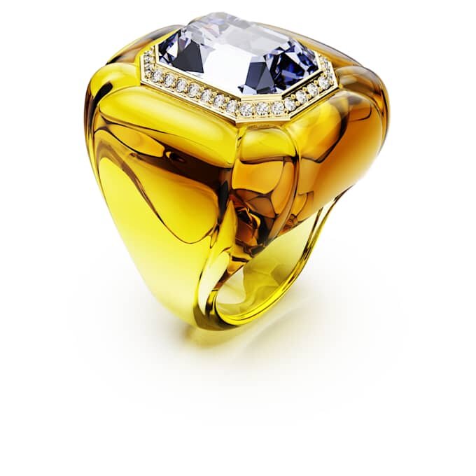 Dulcis Cocktail Ring Cushion Cut, Pavé, Yellow Dulcis Cocktail Ring Cushion Cut, Pavé, Yellow
