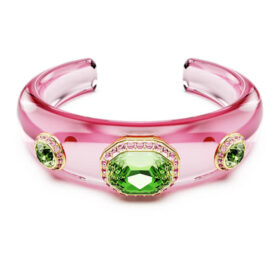 Dulcis Cuff Mixed Cuts, Multicolored, Gold-Tone Plated Dulcis Cuff Mixed Cuts, Multicolored, Gold-Tone Plated