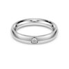 Eternity Band Ring Lab-Grown Diamonds 0.05 Ct Tw, Round Shape, 14K White Gold Eternity Band Ring Lab-Grown Diamonds 0.05 Ct Tw, Round Shape, 14K White Gold