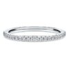 Eternity Band Ring Lab-Grown Diamonds 0.2 Ct Tw, Round Shape, 14K White Gold