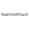 Eternity Band Ring Lab-Grown Diamonds 0.2 Ct Tw, Round Shape, 14K White Gold