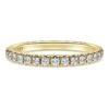 Eternity Band Ring Lab-Grown Diamonds 0.4 Ct Tw, Round Shape, 14K Yellow Gold