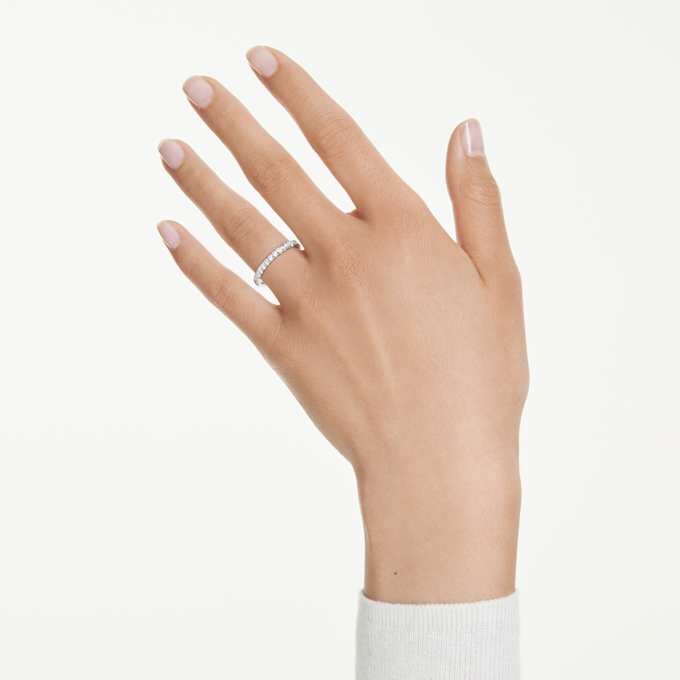 Eternity Band Ring Lab-Grown Diamonds 0.4 Ct Tw, Round Shape, Sterling Silver Eternity Band Ring Lab-Grown Diamonds 0.4 Ct Tw, Round Shape, Sterling Silver