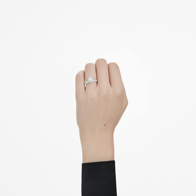 Eternity Band Ring Lab-Grown Diamonds 0.4 Ct Tw, Round Shape, Sterling Silver Eternity Band Ring Lab-Grown Diamonds 0.4 Ct Tw, Round Shape, Sterling Silver
