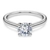 Eternity Lab-Grown Diamonds 1 Ct Tw, Round Shape, 14K White Gold