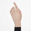 Eternity Open Band Ring Lab-Grown Diamonds 0.2 Ct Tw, Round Shape, 14K White Gold