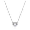 Eternity Pendant Lab-Grown Diamonds 0.5 Ct Tw, Heart Shape, Sterling Silver Eternity Pendant Lab-Grown Diamonds 0.5 Ct Tw, Heart Shape, Sterling Silver