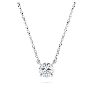 Eternity Pendant Lab-Grown Diamonds 0.5 Ct Tw, Round Shape, Sterling Silver Eternity Pendant Lab-Grown Diamonds 0.5 Ct Tw, Round Shape, Sterling Silver