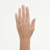 Eternity Solitaire Ring Lab-Grown Diamonds 0.25 Ct Tw, Round Shape, Sterling Silver