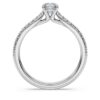 Eternity Solitaire Ring Lab-Grown Diamonds 0.7 Ct Tw, Round Shape, 14K White Gold