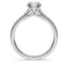 Eternity Solitaire Ring Lab-Grown Diamonds 1.2 Ct Tw, Round Shape, 14K White Gold