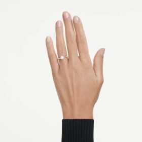 Eternity Solitaire Ring Lab-Grown Diamonds 1.2 Ct Tw, Round Shape, 14K Yellow Gold