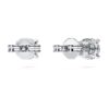 Eternity Solitaire Stud Earrings Lab-Grown Diamonds 1 Ct Tw, Round Shape, 14K White Gold Eternity Solitaire Stud Earrings Lab-Grown Diamonds 1 Ct Tw, Round Shape, 14K White Gold