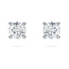 Eternity Stud Earrings Lab-Grown Diamonds 0.52 Ct Tw, Round Shape, Sterling Silver