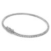 Eternity Tennis Bracelet Lab-Grown Diamonds 1.5 Ct Tw, Round Shape, 14K White Gold
