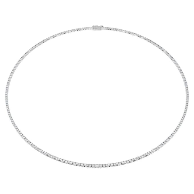 Eternity Tennis Necklace Lab-Grown Diamonds 3 Ct Tw, Round Shape, 14K White Gold Eternity Tennis Necklace Lab-Grown Diamonds 3 Ct Tw, Round Shape, 14K White Gold