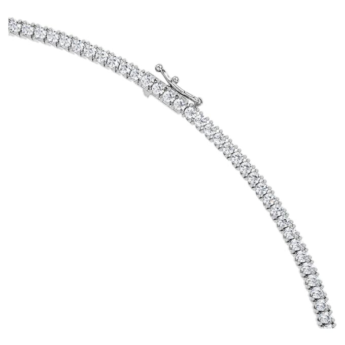 Eternity Tennis Necklace Lab-Grown Diamonds 7 Ct Tw, Round Shape, 14K White Gold Eternity Tennis Necklace Lab-Grown Diamonds 7 Ct Tw, Round Shape, 14K White Gold