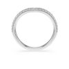 Eternity V Band Ring Lab-Grown Diamonds 0.25 Ct Tw, Round Shape, 14K White Gold