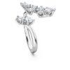 Galaxy Bypass Ring Lab-Grown Diamonds 1.25 Ct Tw, Mixed Shapes, 14K White Gold