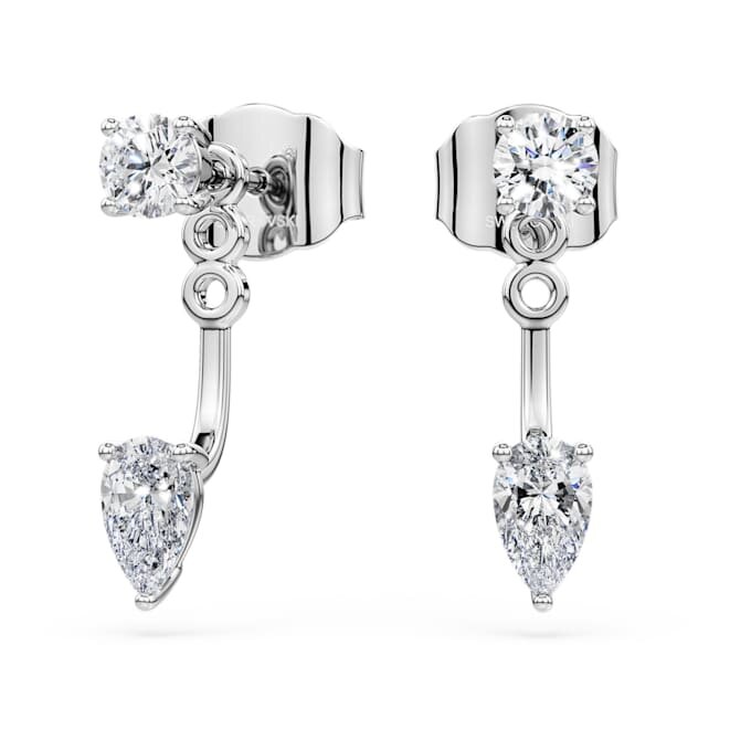Galaxy Earring Jackets Lab-Grown Diamonds 0.82 Ct Tw, Mixed Shapes, Sterling Silver Galaxy Earring Jackets Lab-Grown Diamonds 0.82 Ct Tw, Mixed Shapes, Sterling Silver