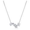 Galaxy Pendant Lab-Grown Diamonds, 0.82 Ct Tw, Mixed Shapes, Sterling Silver