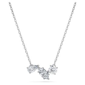 Galaxy Pendant Lab-Grown Diamonds, 0.82 Ct Tw, Mixed Shapes, Sterling Silver