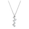 Galaxy Pendant Lab-Grown Diamonds 0.9 Ct Tw, Mixed Shapes, 14K White Gold