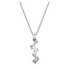 Galaxy Pendant Lab-Grown Diamonds 0.9 Ct Tw, Mixed Shapes, 14K White Gold