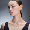 Galaxy Stud Earrings Lab-Grown Diamonds 0.5 Ct Tw, Round Shape, 14K White Gold