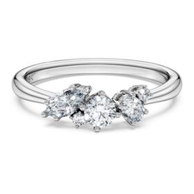 Galaxy Ring Lab-Grown Diamonds 0.43 Ct Tw, Mixed Shapes, Sterling Silver Galaxy Ring Lab-Grown Diamonds 0.43 Ct Tw, Mixed Shapes, Sterling Silver