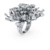 Galaxy Ring Lab-Grown Diamonds 9.5 Ct Tw, Mixed Shapes, 18K White Gold