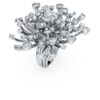 Galaxy Ring Lab-Grown Diamonds 9.5 Ct Tw, Mixed Shapes, 18K White Gold