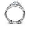Galaxy Ring Set (2), Lab-Grown Diamonds 1.4 Ct Tw, Pear Shape, 14K White Gold