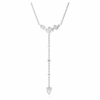 Galaxy Y Necklace Lab-Grown Diamonds, 0.7 Ct Tw, Mixed Shapes, Sterling Silver