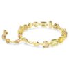 Gema Bracelet Mixed Cuts, Yellow, Gold-Tone Plated