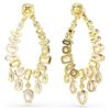 Gema Drop Earrings Mixed Cuts, Chandelier, Multicolored, Gold-Tone Plated Gema Drop Earrings Mixed Cuts, Chandelier, Multicolored, Gold-Tone Plated