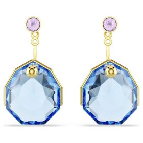 Gema Earring Jackets Blue, Gold-Tone Plated Gema Earring Jackets Blue, Gold-Tone Plated