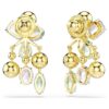 Gema Earring Jackets Mixed Cuts, Multicolored, Gold-Tone Plated Gema Earring Jackets Mixed Cuts, Multicolored, Gold-Tone Plated